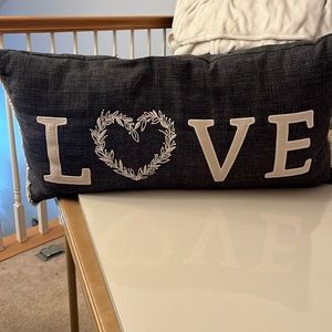 LOVE pillow.